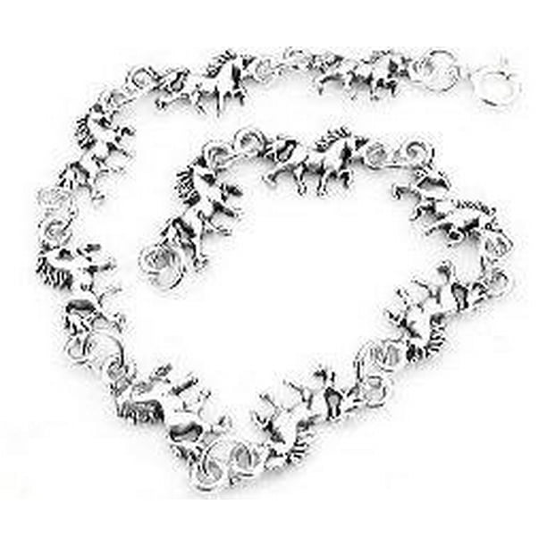 Girls Jewelry Silver Cultured Pearl Angel Beads Star Charm Bracelet For Kids 